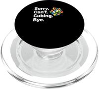 Sorry Can't Puzzle Cubes Funny Speed Cubing Youth Math PopSockets PopGrip for MagSafe