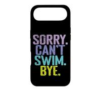 Sorry Can't Swim Bye Quote Case for iPhone Air