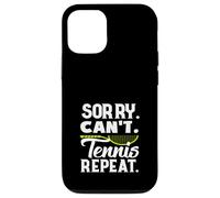 Sorry Can't Tennis Repeat Tennis Player Fun Case for iPhone 12/12 Pro