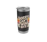 Sorry Can't Twins Bye Parenting Busy Stainless Steel Insulated Tumbler