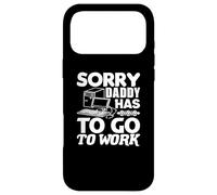 Sorry Daddy Has To Go To Work - Funny Computer Worker Dad Case for iPhone 17 Pro Max