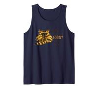 Sorry Did You Say Food I Heard Food Funny Chubby Tabby Cat Tank Top