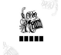 Sorry English Pattern Temporary Tattoo Stickers, Beautiful Classic Pattern Stickers Waterproof Lasting 1-2 Weeks, Fake Tattoos(4pcs)