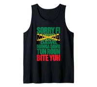 Sorry Fi Mawga Dawg Patois Jamaican Proverbs and Meaning Tank Top