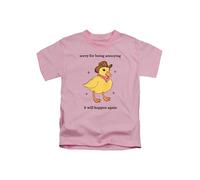 Sorry for Being Annoying it Will Happen Again, Silly Duck Joke Pun Cute Animal Tee T-Shirt Funny Unisex T Shirt Top Baby Pink