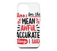 Sorry for the Mean Awful Accurate Things I Said Doodle Case for iPhone 12 Pro Max