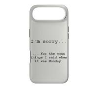 Sorry for the Things I Said When It Was Monday Case for iPhone Air