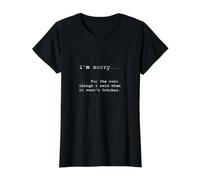 Sorry for the Things I Said When it Wasn't October Value Graphic T-Shirt, Women, Black, M