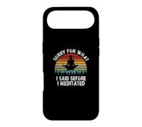 'Sorry For What I Said Before I Meditated!' Funny Saying Case for iPhone Air