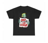 Sorry for What I Said Graphic T Shirt Horror Scary Unisex Heavy Cotton Tee Black Black