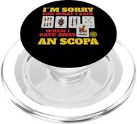 Sorry For What I Said When I Gave Away A Scopa Game PopSockets PopGrip for MagSafe