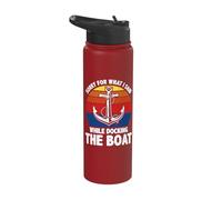 Sorry for What I Said When I was Docking The Boat Boating Stainless Steel Insulated Water Bottle