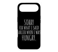 Sorry For What I Said When I Was Hungry Hangry Quote Case for iPhone Air