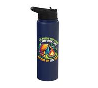 Sorry for What I Said When I was Setting Up The Tent Camping Stainless Steel Insulated Water Bottle