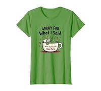 Sorry for What I Said When You Tried to Wake Me Up T-Shirt, Women, Grass, XS
