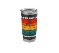 Sorry for What I Said While Docking The Boat Funny Boating Stainless Steel Insulated Tumbler