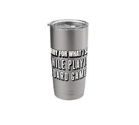 Sorry for What I Said While Playing Board Games Stainless Steel Insulated Tumbler