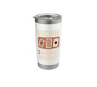 Sorry for What I Said While Playing Euchre Stainless Steel Insulated Tumbler
