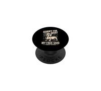 Sorry For What My Face Said Dachshund I Thought You Knew PopSockets Adhesive PopGrip