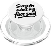 Sorry for what my face said PopSockets PopGrip for MagSafe