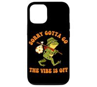 Sorry Gotta Go The Vibe Is Off Frog Humor Case for iPhone 12/12 Pro