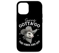Sorry Gotta Go The Vibes Are Off Opossum Case for iPhone 12/12 Pro