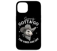 Sorry Gotta Go The Vibes Are Off Opossum Case for iPhone 13