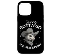Sorry Gotta Go The Vibes Are Off Opossum Case for iPhone 13 Pro Max