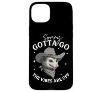 Sorry Gotta Go The Vibes Are Off Opossum Case for iPhone 15 Plus
