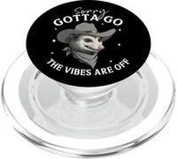 Sorry Gotta Go The Vibes Are Off Opossum PopSockets PopGrip for MagSafe