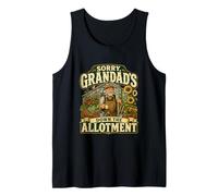 Sorry Grandad's Down The Allotment Vegetable Garden Tank Top