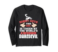 Sorry Guys She's Taken by A Wild Motorcycle Long Sleeve T-Shirt