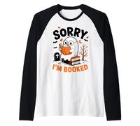 Sorry I am Booked Reading Nerd for Bookworms Gift Men Women Raglan Baseball Tee