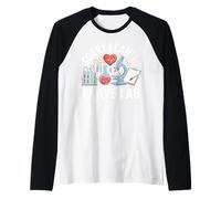 Sorry I Can’t I Have Lab Funny Pre Med Student Science Gifts Raglan Baseball Tee