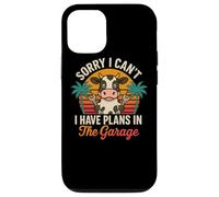 Sorry I Can’t I Have Plans In The Garage Cow Shirt Case for iPhone 12/12 Pro