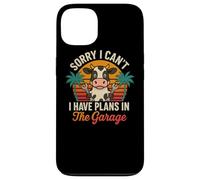 Sorry I Can’t I Have Plans In The Garage Cow Shirt Case for iPhone 13