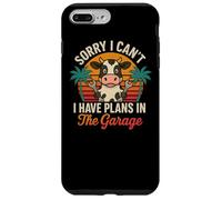 Sorry I Can’t I Have Plans In The Garage Cow Shirt Case for iPhone 7 Plus/8 Plus