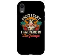 Sorry I Can’t I Have Plans In The Garage Cow Shirt Case for iPhone XR