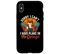 Sorry I Can’t I Have Plans In The Garage Fox Shirt Case for iPhone X/XS