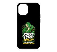 Sorry I Can't Come Out Biak Python Snake Humor Case for iPhone 12/12 Pro