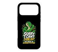 Sorry I Can't Come Out Biak Python Snake Humor Case for iPhone 17 Pro Max