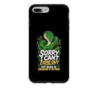 Sorry I Can't Come Out Biak Python Snake Humor Case for iPhone 7 Plus/8 Plus