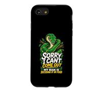 Sorry I Can't Come Out Biak Python Snake Humor Case for iPhone SE (2020) / 7/8