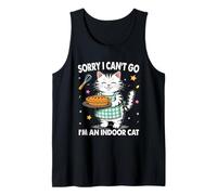 Sorry I Can't Go I'm an Indoor Cat Make Bread Love Baking Tank Top