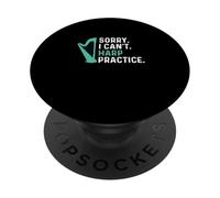Sorry I Can't Harp Practice Cool Harping Harp Player Harpist PopSockets Adhesive PopGrip