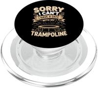 Sorry I Cant I Have A Date With My Trampoline Jump PopSockets PopGrip for MagSafe