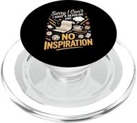 Sorry I Can't I Have A Deadline And No Inspiration PopSockets PopGrip for MagSafe