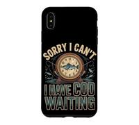 Sorry I Can't I Have Cod Waiting Funny Fishing Case for iPhone XS Max