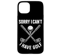 Sorry I Can't I Have Golf Funny Golf Quote Case for iPhone 15 Plus