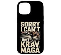 Sorry I Can't I Have Krav Maga Training Martial Arts Case for iPhone 15